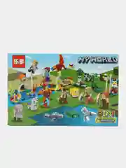 Серый конструктор My World, детский, Minecraft