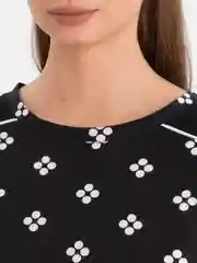 Черный костюм женский домашний с шортами и футболкой, из хлопка