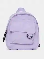 Лавандовый мини рюкзак вельветовый