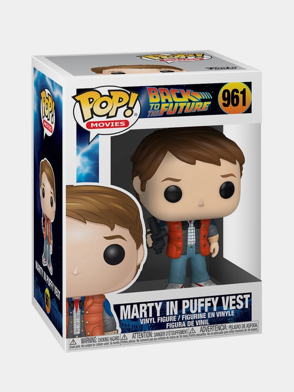 Фигурка Funko POP! Vinyl: Назад в будущее: Марти Макфлай в красной куртке с видеокамерой