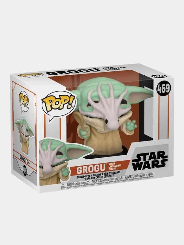 Фигурка Funko POP!: Грогу с осьминогом на лице из сериала "Мандалорец"