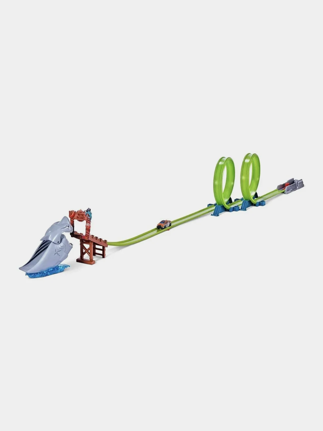 Игровой набор Zuru Metal Machines с машинкой, трек "Акула"