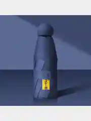Синий зонт складной механический, зонтик карманный