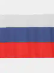Голубой флаг России / 9 мая, 14 х 21 см, шток 30 см, полиэфирный шёлк