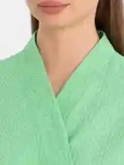 Мятный халат вафельный, унисекс