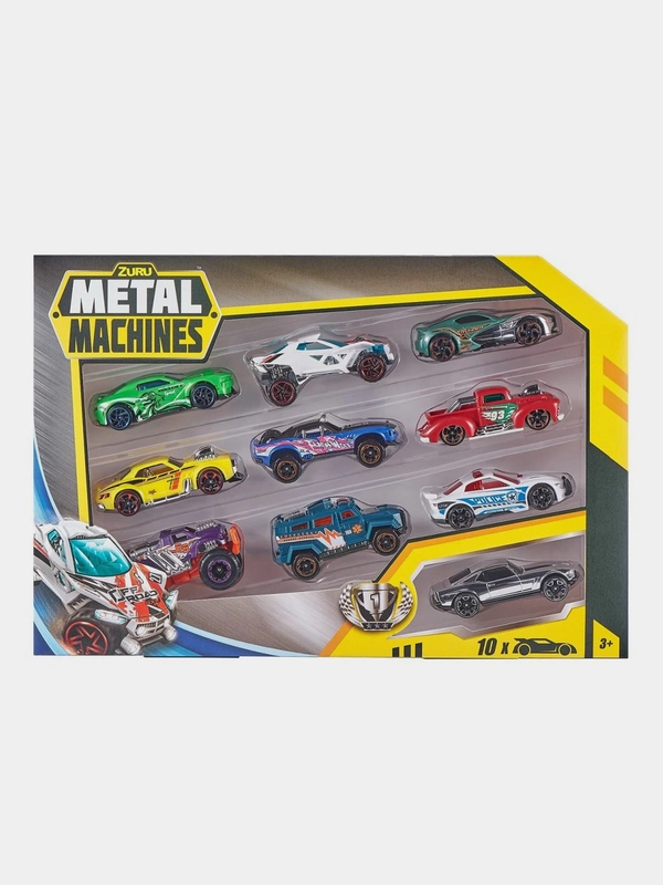 Игрушка Zuru Metal Machines "Машинка", 10 штук