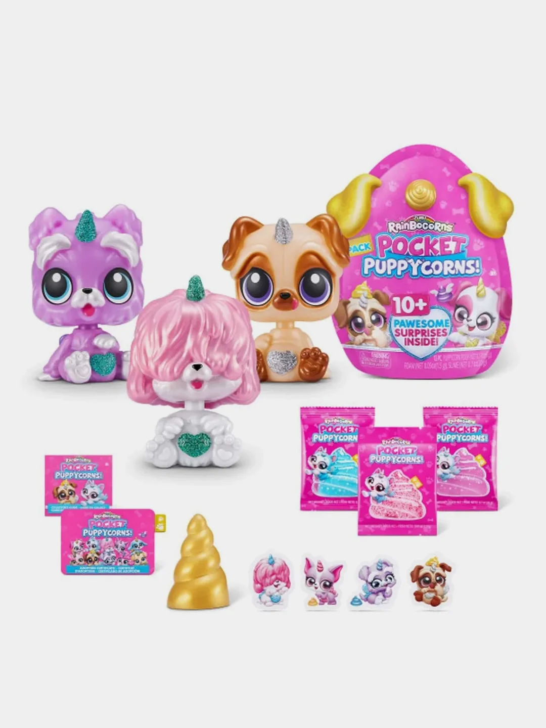 Игровой набор сюрприз Zuru Rainbocorns POCKET PUPPYCORN, большой