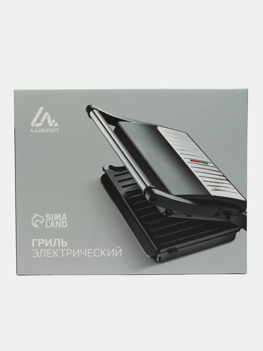 Электрогриль LuazON LEG-701, 1000 Вт, антипригарное покрытие, 23х15 см