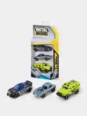 Игрушка Zuru Metal Machines "Машинка", 3 штуки