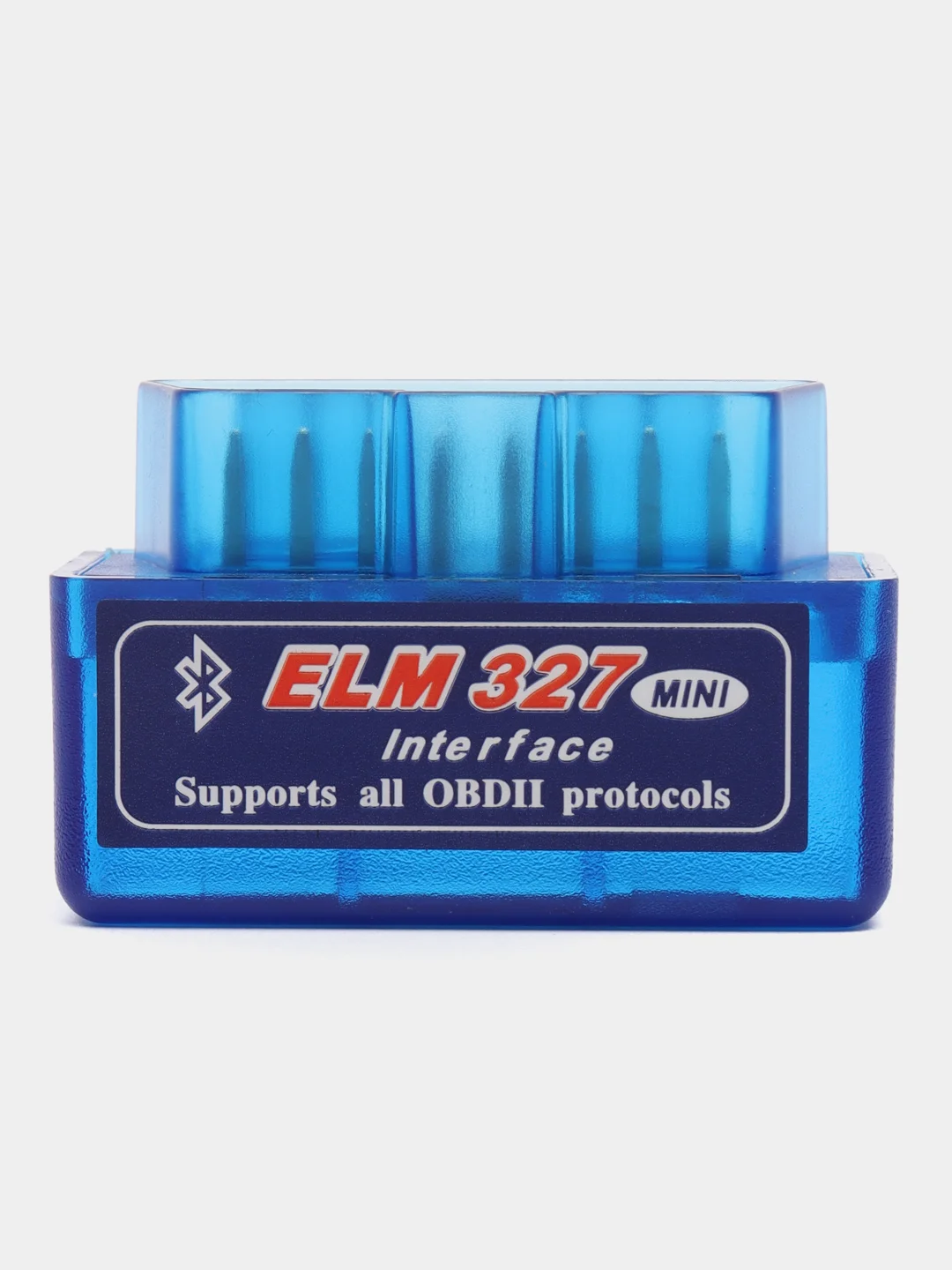 Синий автосканер OBD 2 ELM 327 / ЕЛМ 327 1.5 bluetooth