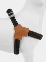 Черный эргономичная шлейка для собак мелких, средних и крупных пород, для легкого надевания