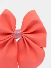 Коралловый бант для волос
