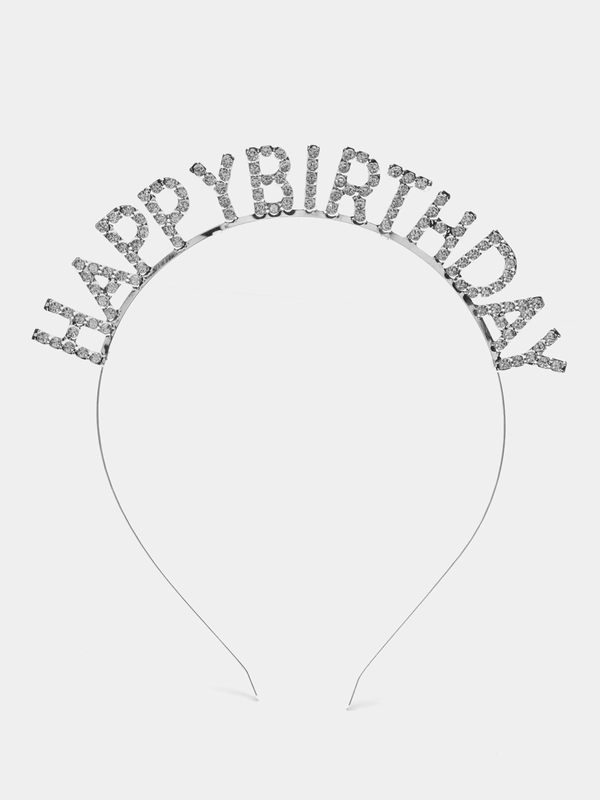 Ободок на день рождения с надписью Happy Birthday , Ободок для волос праздничный