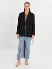 Черный пиджак женский oversize / Пиджак оверсайз офисный классический