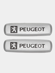 Шильдик логотип на автоковрик Peugeot