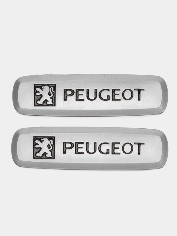 Шильдик логотип на автоковрик Peugeot