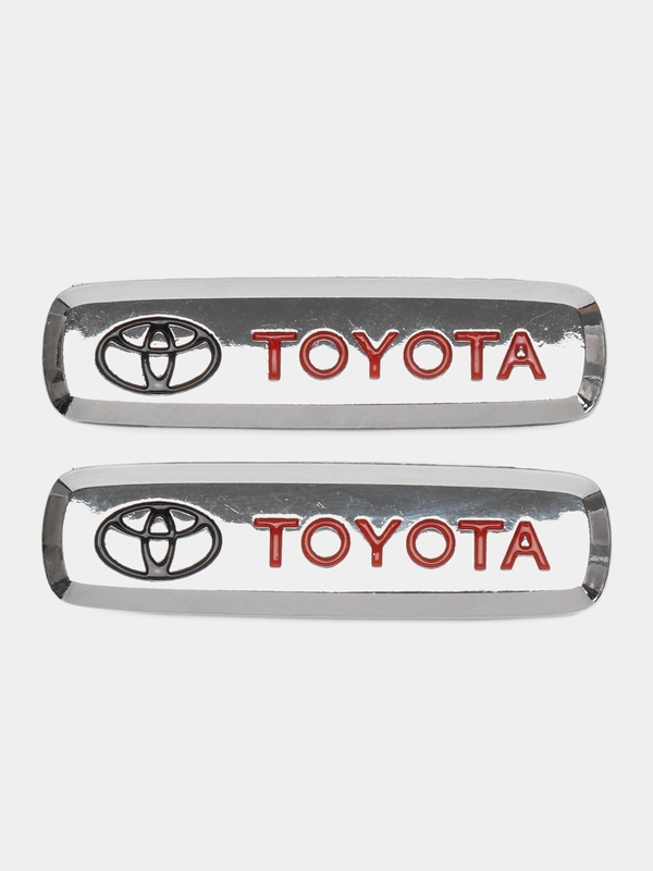 Шильдик логотип на автоковрик Toyota