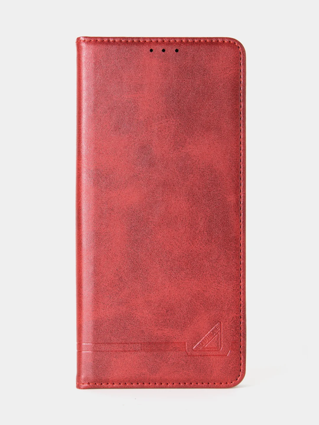 Красный чехол-книжка GQ для Xiaomi Redmi A3 / Redmi A3x / Poco C61 из высококачественной кожи