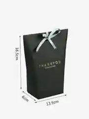 Белый подарочная  коробка "Thank you" с лентой