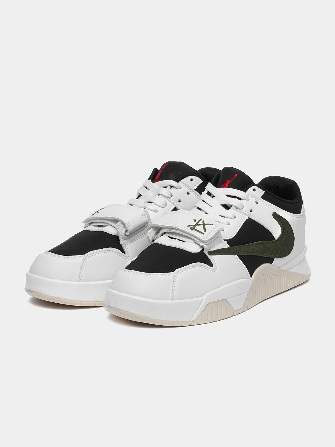 Светло-бежевый мужские кроссовки с логотипом Cactus Jack x Nike Air Trainer 1