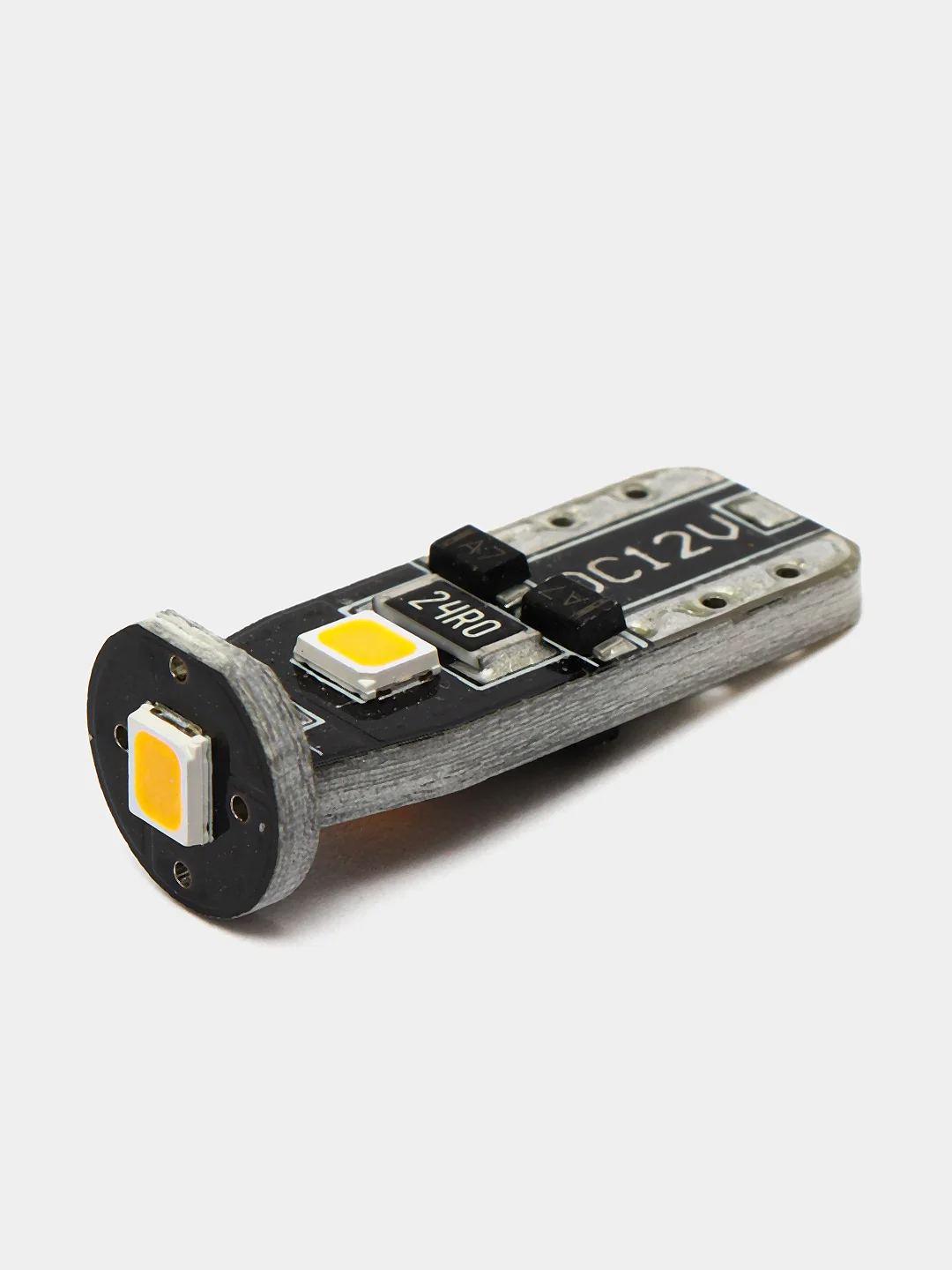 Оранжевый светодиодные LED габаритные лампочки лампы/огни/габаритки T10/W5W, 3W-PY-8G