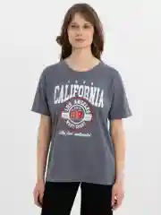 Футболка женская оверсайз, с принтом  CALIFORNIA