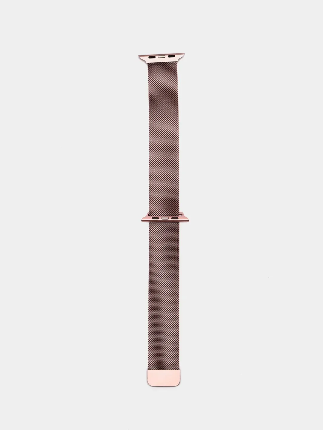 Розовый ремешок для Apple Watch металлический, миланская петля