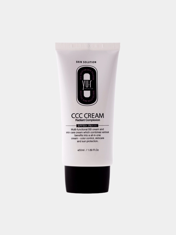 Корректирующий крем для лица Yu.r ССС Cream, 50 мл, SPF50+, корейская косметика
