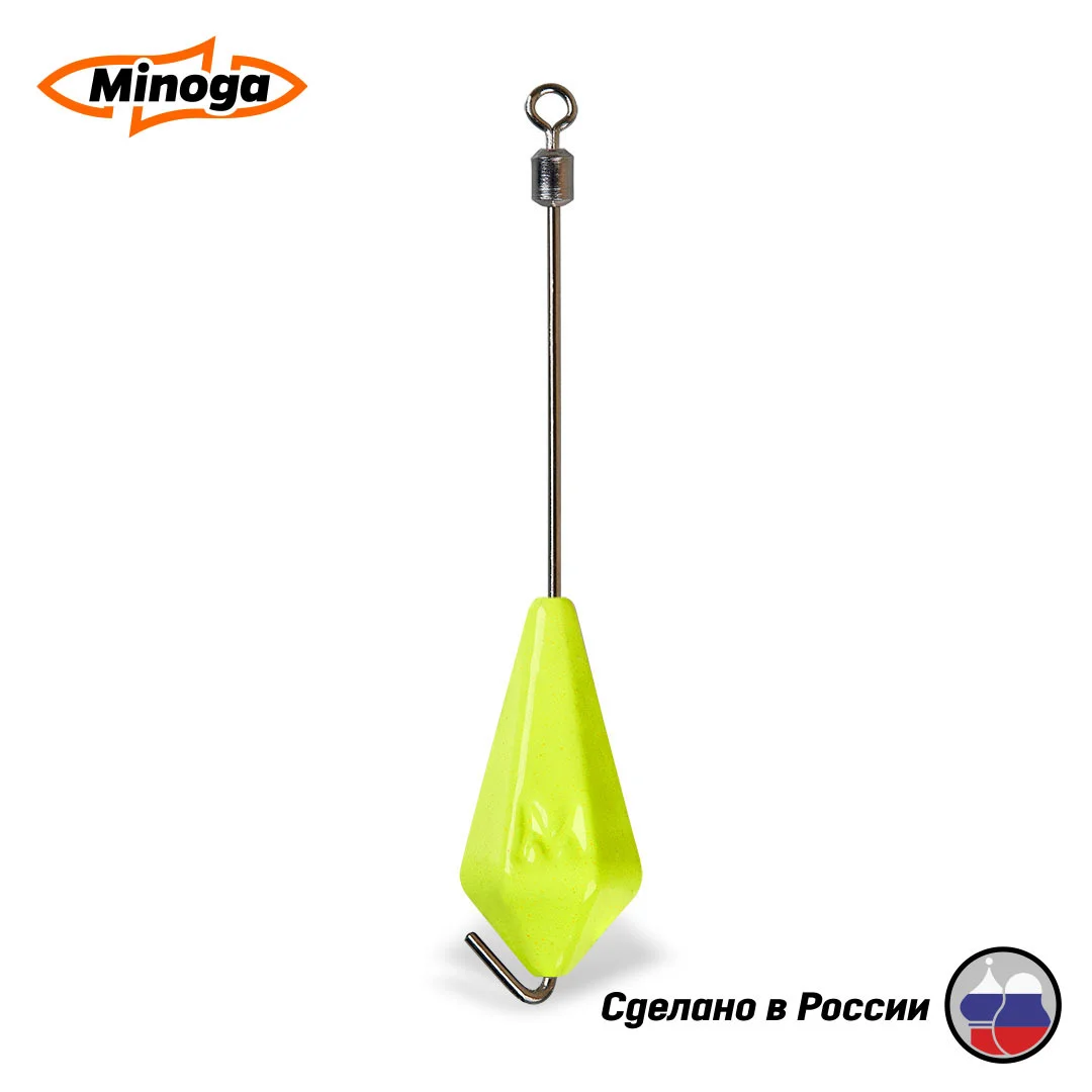 Лимонный груз для джига цветной "ТОКИО-РИГ" Minoga, 5-50 гр