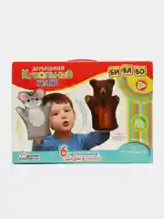Желтый кукла-перчатка на руку Домашний кукольный театр Доктор,  внучка Машенька