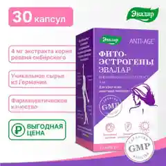 БАД Эвалар ФитоЭстрогены, 30 капсул