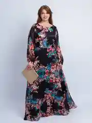 Черный платье вечернее