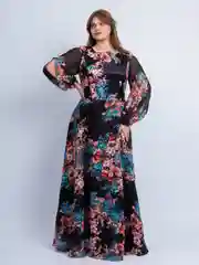 Черный платье вечернее