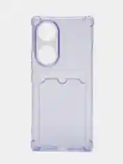 Чехол противоударный Honor 70, X8 4G, X8a прозрачный, с карманом для карты