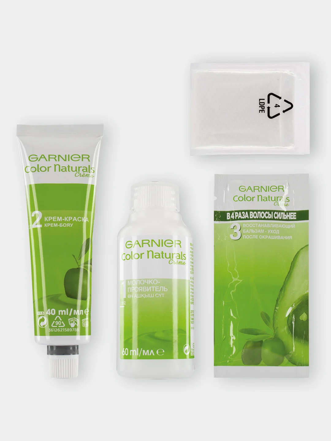 Garnier Стойкая питательная крем-краска для волос "Color Naturals", Холодный Шатен