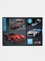Белый конструктор машина Спорт кар, танк, корабль,вертолет с фигуркой 350-435 деталей