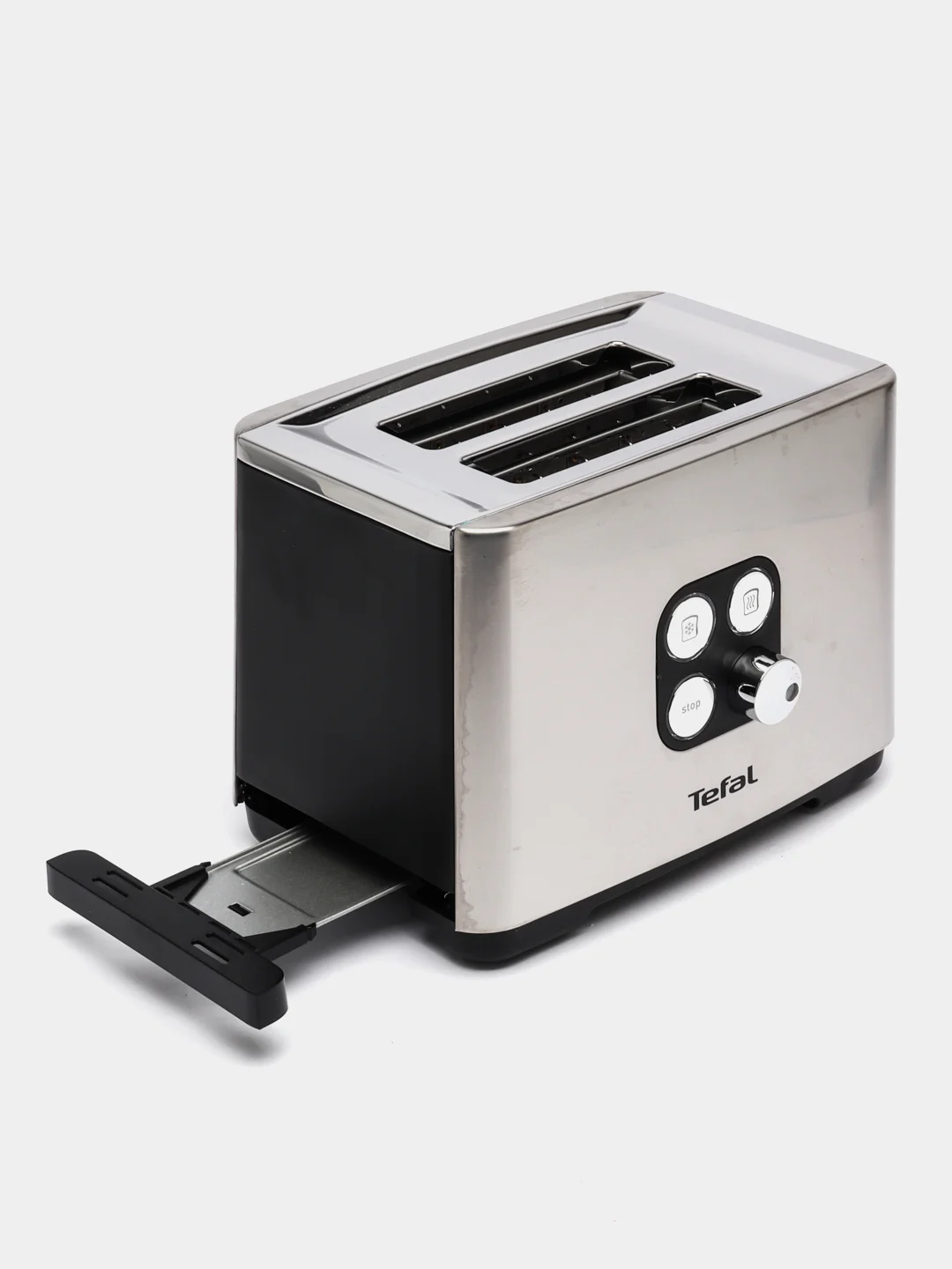Тостер Tefal TT 420D30, 825-980 Вт, режимов прожарки, 2 тоста, разморозка, cеребристый