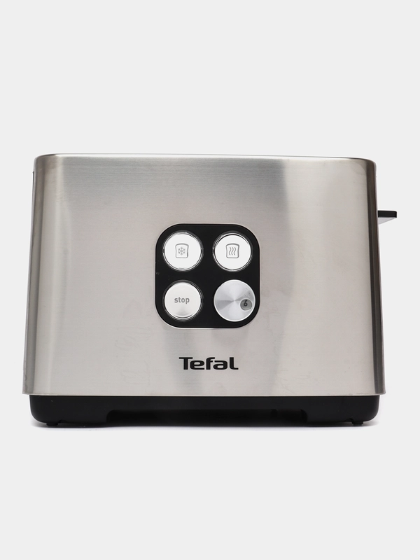Тостер Tefal TT 420D30, 825-980 Вт, режимов прожарки, 2 тоста, разморозка, cеребристый
