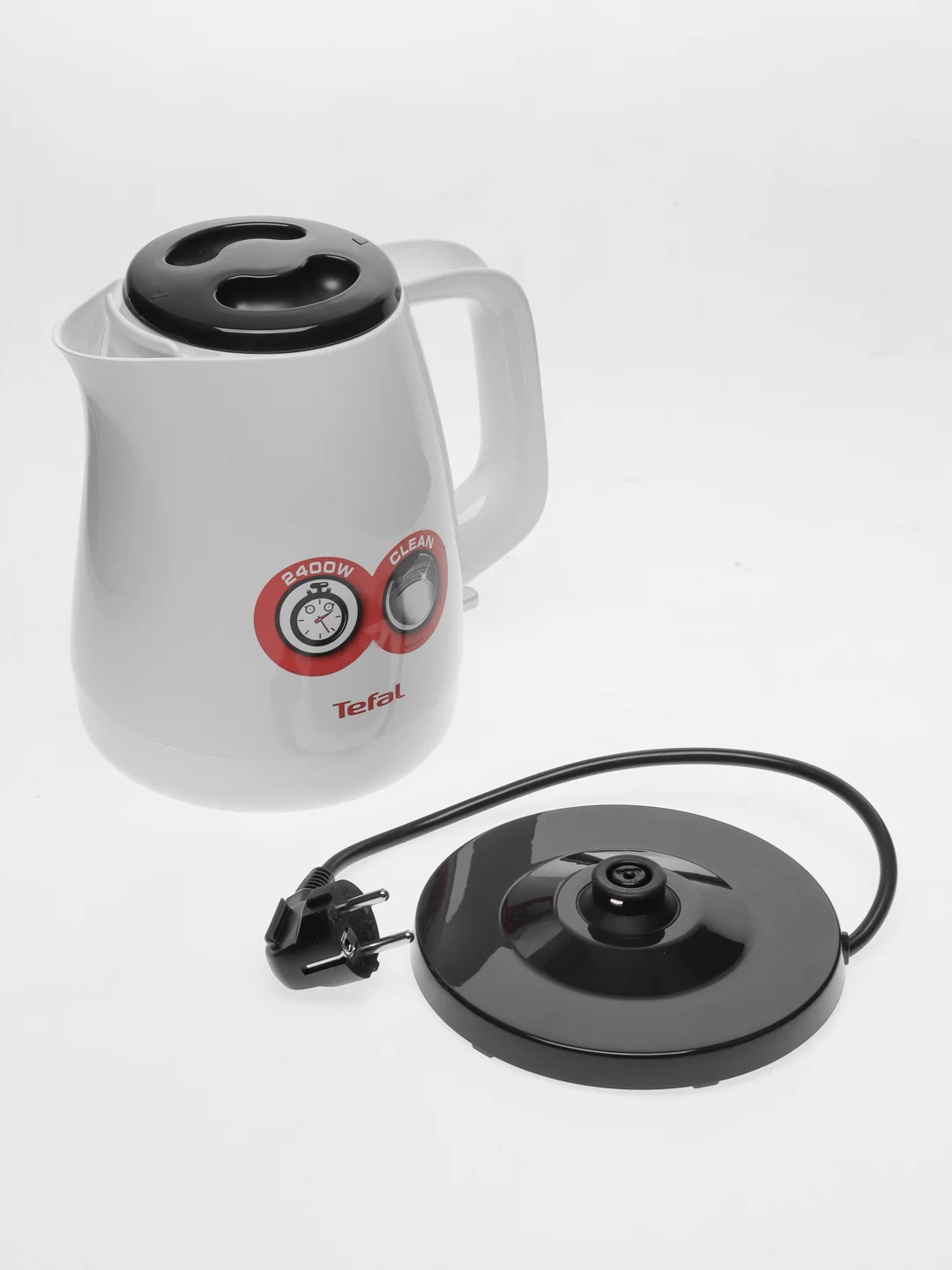 Чайник электрический Tefal KO150130, пластик, 1.5 л, 2400 Вт, белый