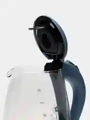 Чайник электрический ENERGY E-279, стекло, 1.5 л, 2200 Вт, голубой