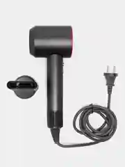 Фен Windigo LF-03, 1250 Вт, 3 температурных режима, 3 скорости, концентратор, серо-розовый