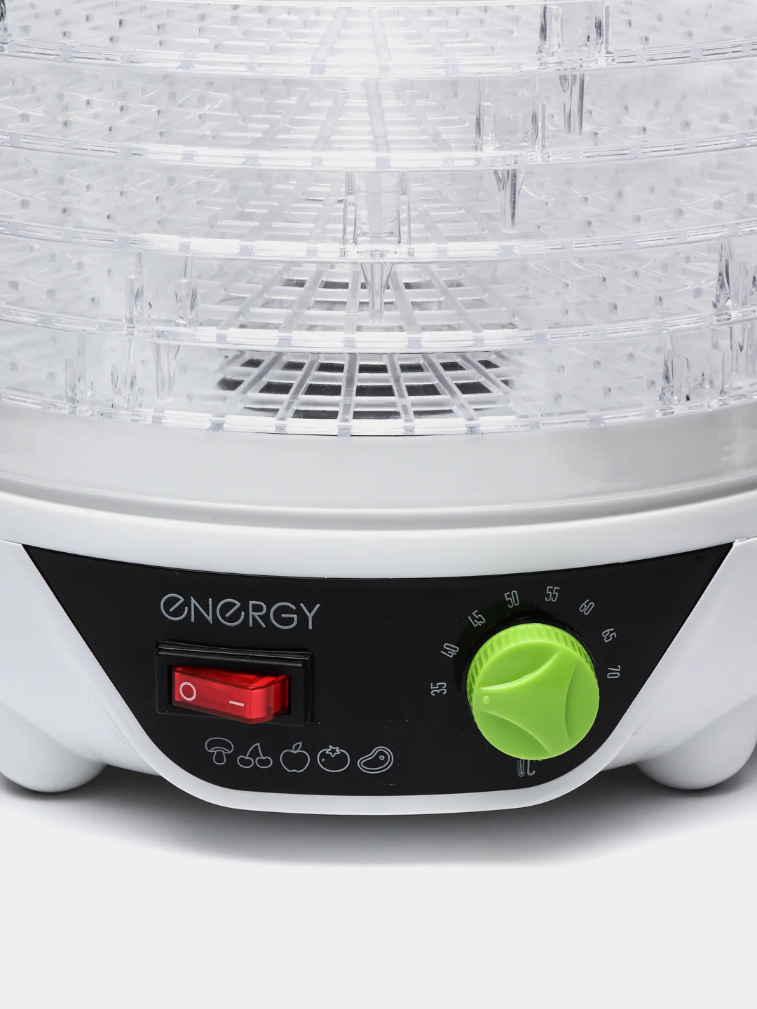 Сушилка для овощей и фруктов ENERGY EN-551, 230 Вт, 5 ярусов, зелёная