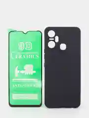 Пленка и чехол на Infinix Hot 30, 12 Play, 12i, 12 Pro, Hot 20i, 20s, 20, Smart 6, 6+