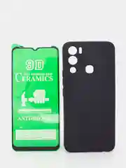 Пленка и чехол на Infinix Hot 30, 12 Play, 12i, 12 Pro, Hot 20i, 20s, 20, Smart 6, 6+