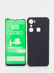Пленка и чехол на Infinix Hot 30, 12 Play, 12i, 12 Pro, Hot 20i, 20s, 20, Smart 6, 6+