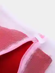 Розовый мешок для деликатной стирки белья, одежды и обуви