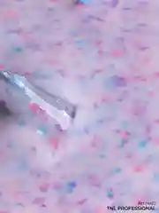 Молочный гель-лак с поталью TNL Art