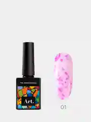 Молочный гель-лак с поталью TNL Art