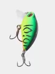 Зеленый воблер крэнк Namazu Waterfly 36мм вес 2,8 гр