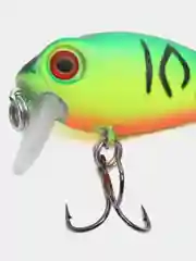 Зеленый воблер крэнк Namazu Waterfly 36мм вес 2,8 гр